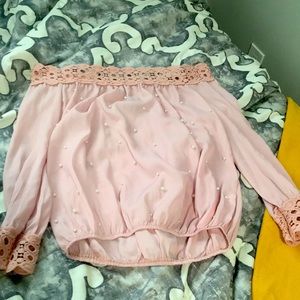Off the shoulder shirt